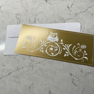 World Wildlife Owl On Branch Peace Good will & Happiness Christmas Greeting Card